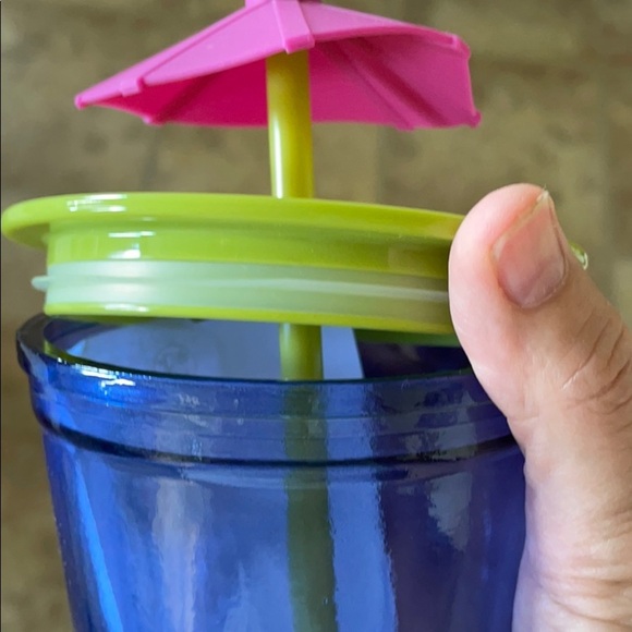 Starbucks Hawaii 2020 Blue Glass umbrella cup NWT - Picture 7 of 7
